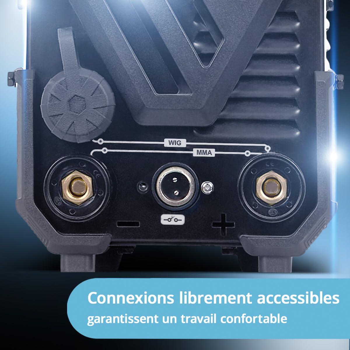 STAHLWERK Poste à souder 2-en-1 combiné DC TIG 200 ST – TIG & MMA (électrode enrobée/ARC) jusqu’à 200 A, amorçage HF, Hot Start, Anti-Stick, adapté à l’acier, inox, cuivre et laiton, pas d’aluminium