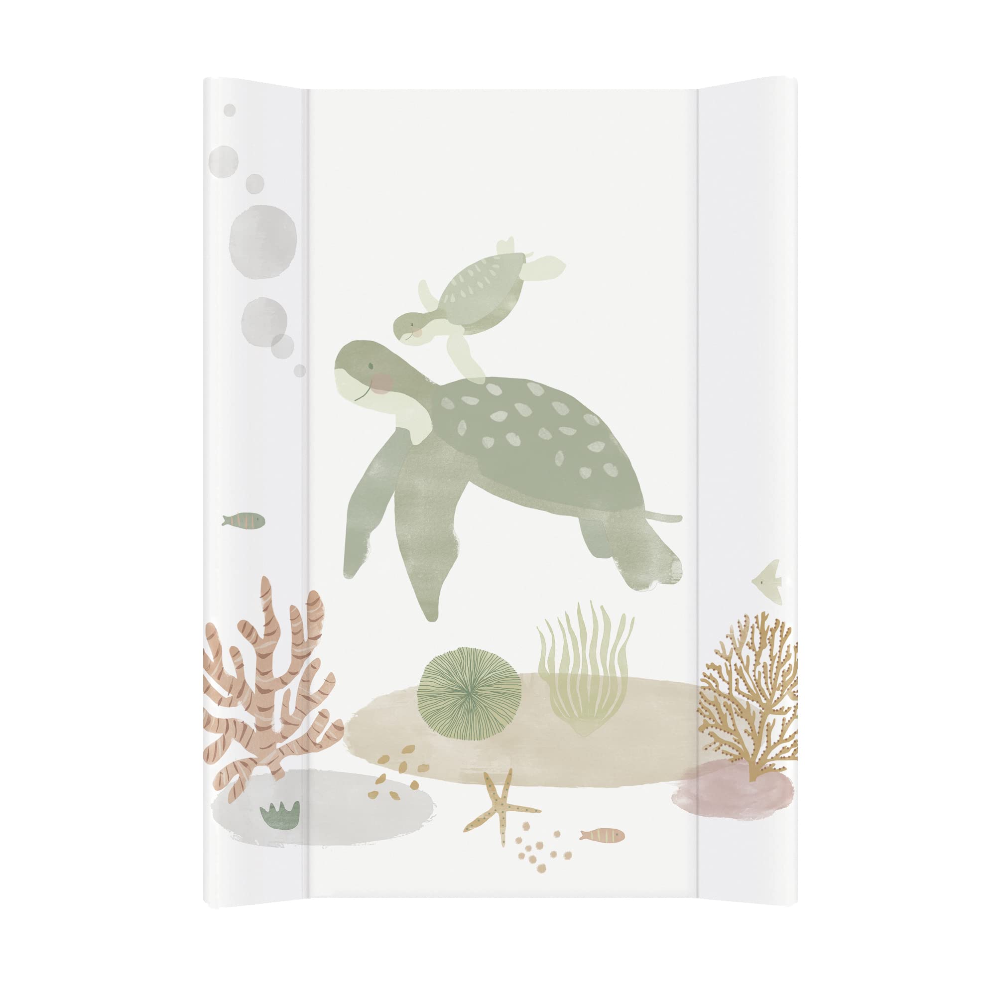 Rotho Babydesign Wedge Changing Pad, 0+ Months, Sea Life, 70 x 50 cm white 20099 0001 DJ01