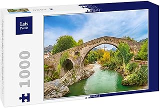 Comprar Lais Puzzle Puente Romano Jorobado sobre el río Sella en Cangas de Onis, Asturias, España 1000 Piezas