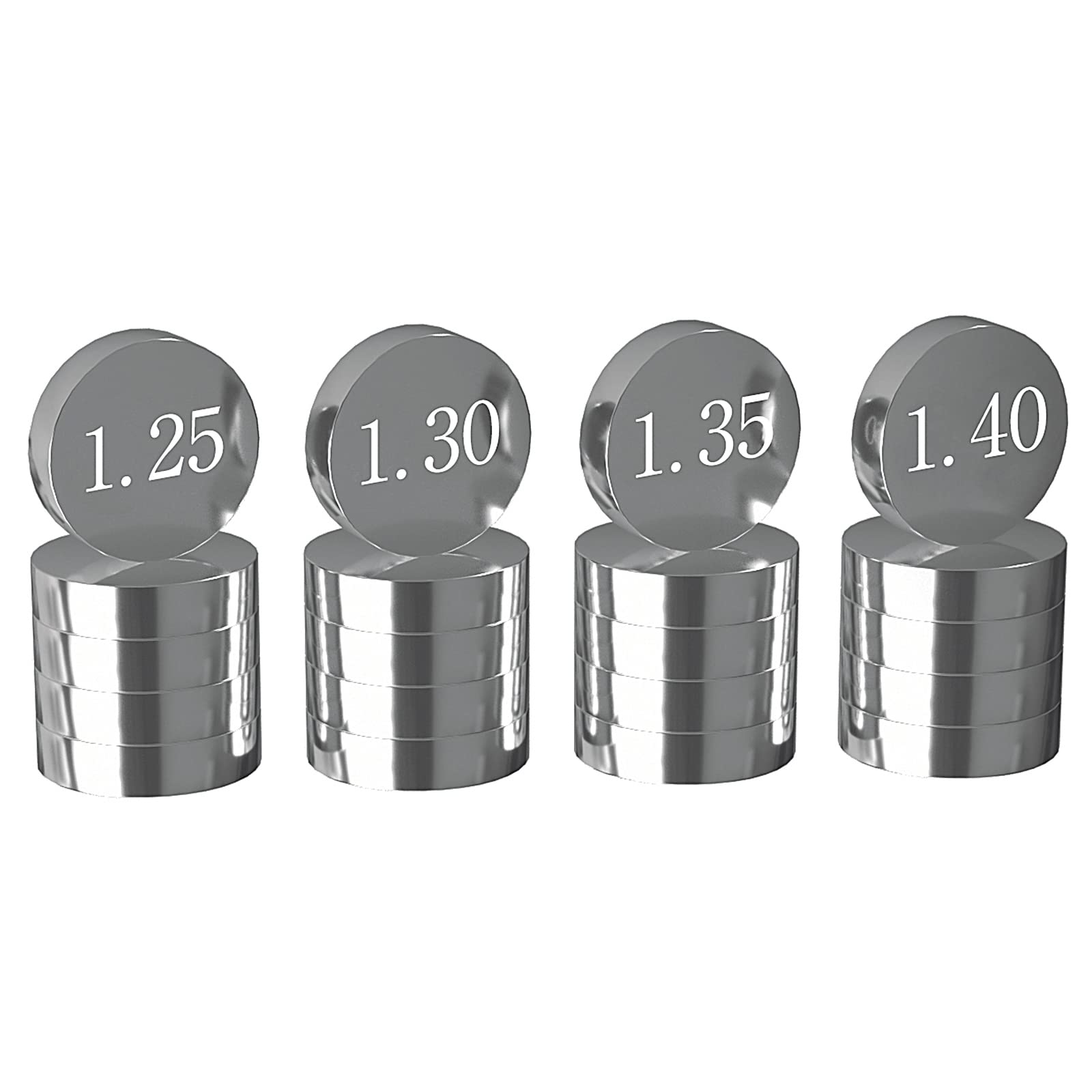 Road Passion 7.48mm Ventil Shim Ventileinstellplättchen Kit 1.20mm-3.50mm 4x47 pcs für Suzuki SV650 1999-2008 SV650A ABS 2007-2008 SV650S 1999-2009 SV650SA ABS 2007-2009 (4 pcs per size)
