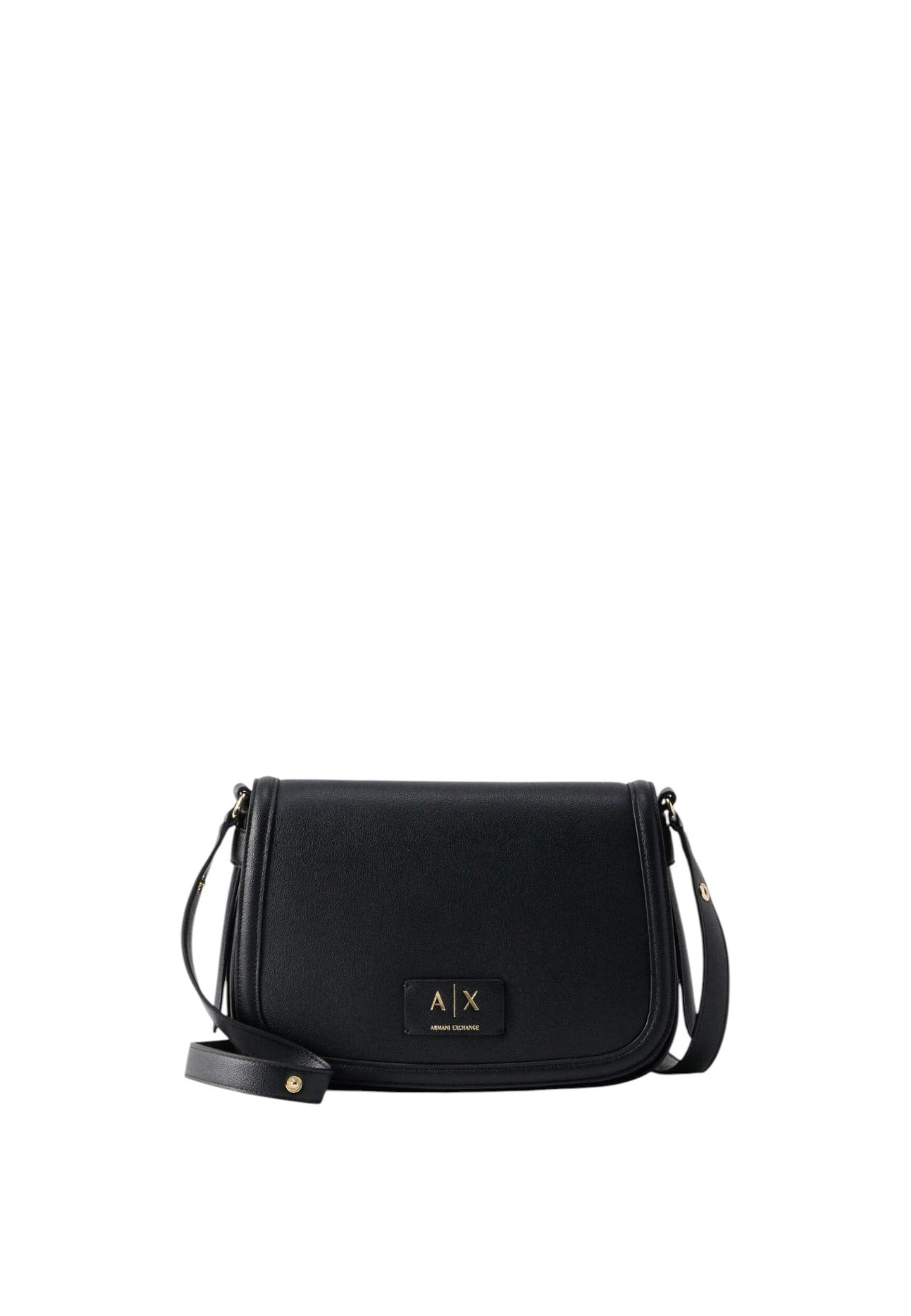 Armani Exchange Women's Black Cross Body Bags, One Size, Tory Messenger Bag M