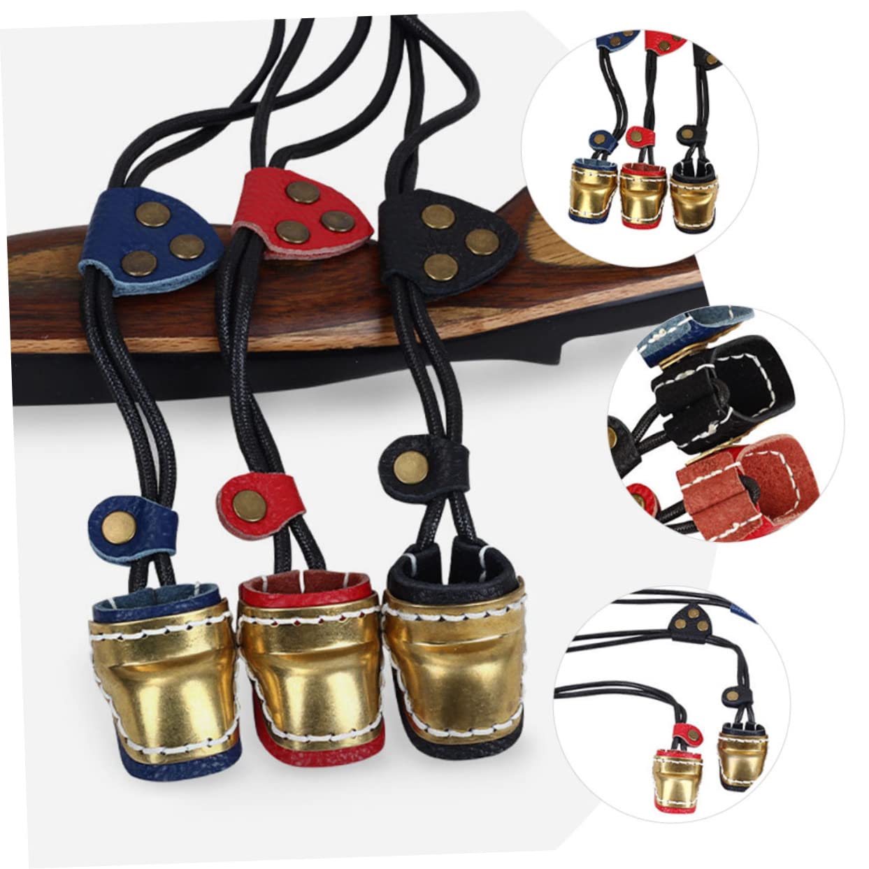 BESPORTBLE 3pcs Supplies String Guard Finger Thumb Protector Outdoor Protector Great for All Enthusiasts