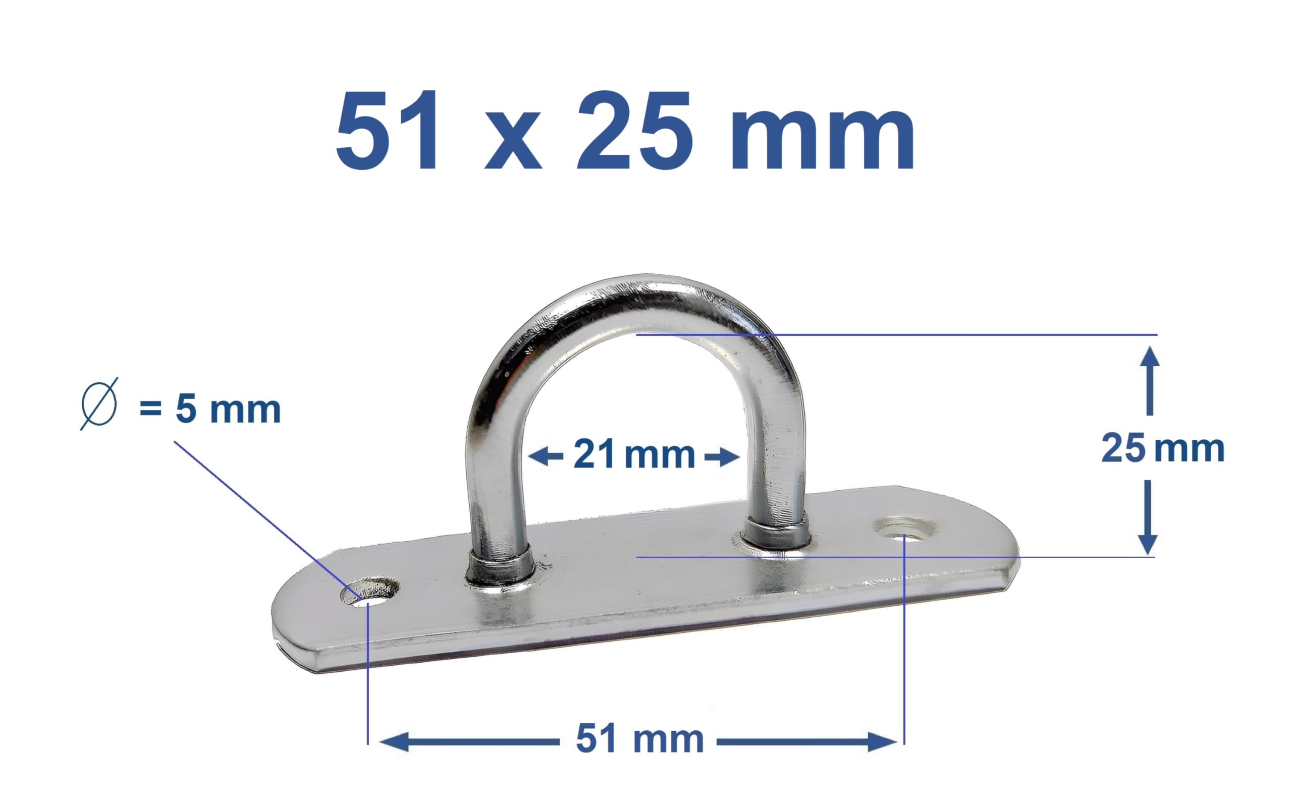 EnB Bügelkrampen 20 Stück, 26x25 Mm, Verzinkt – Made In Germany, Für Planen, Ladungssicherung & Vieles Mehr
