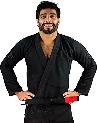 Keiko Balance Kimono Jiu Jitsu, Unissex Adulto, Preto, A3