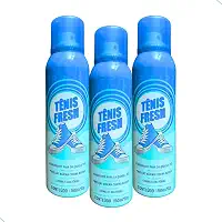 Desodorante Aerossol Spray Pros Pés Tenis Fresh Petroplus para Calçados Sapatos Refrescante Antitranspirante Para Pes Combate Bacterias Suor Chule Sudorese Hiperidrose no Pés 150ml Magik Variedades