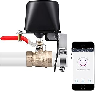 Zigbee 3.0 Smart Water Valve Controller, Water Detectors Switches, Garden Watering Timer, Compatible Tuya App, Smart Life APP, Works Alexa Google Assistant, Requires a Zigbee hub or a Zigbee 3.0 Hub