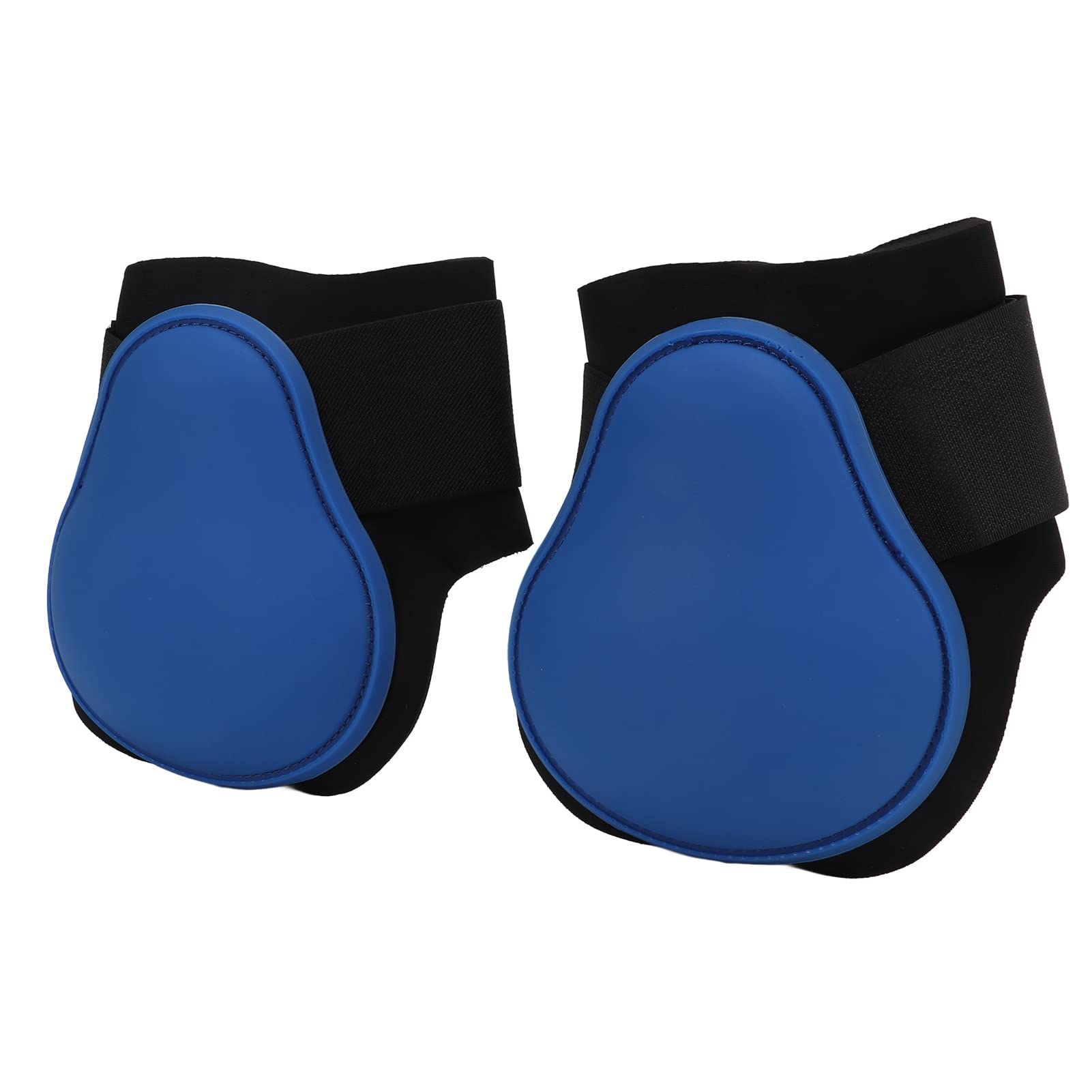 Gavigain Horse Tendon Boots Soft Protective Flexible Shell Equestrian Competition Horse Leggings (Blue hind Legs L 7.5x7.5x15cm / 3x3x5.9in)