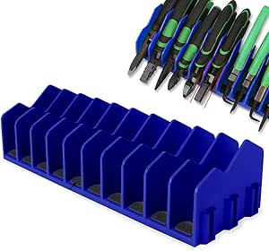 Cenfoge Plier Organizer Rack Holder And Cutter With Non-Slip Rubber Base