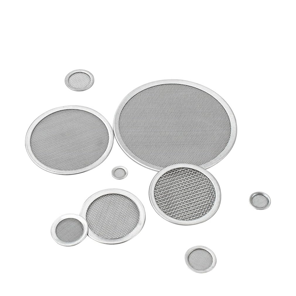 304 Stainless Steel Wire Mesh Filter Disc Flat Shape Mesh Screen Various Size(10mm(40) 10pcs)