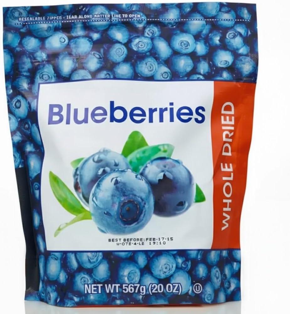 Fakhri Whole Dried Blueberries 567g Natural Sweet Dried Fruit
