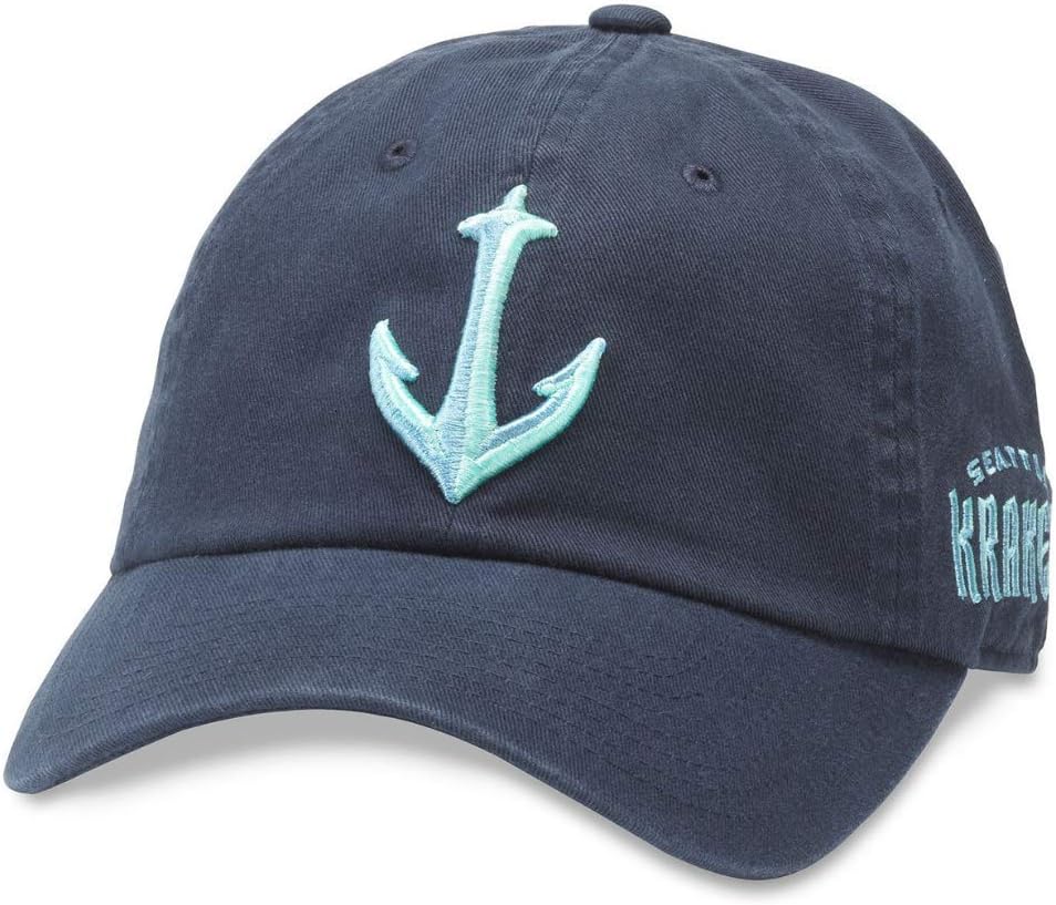 AMERICAN NEEDLE Blue Line NHL Team Adjustable Buckle Strap Dad Hat