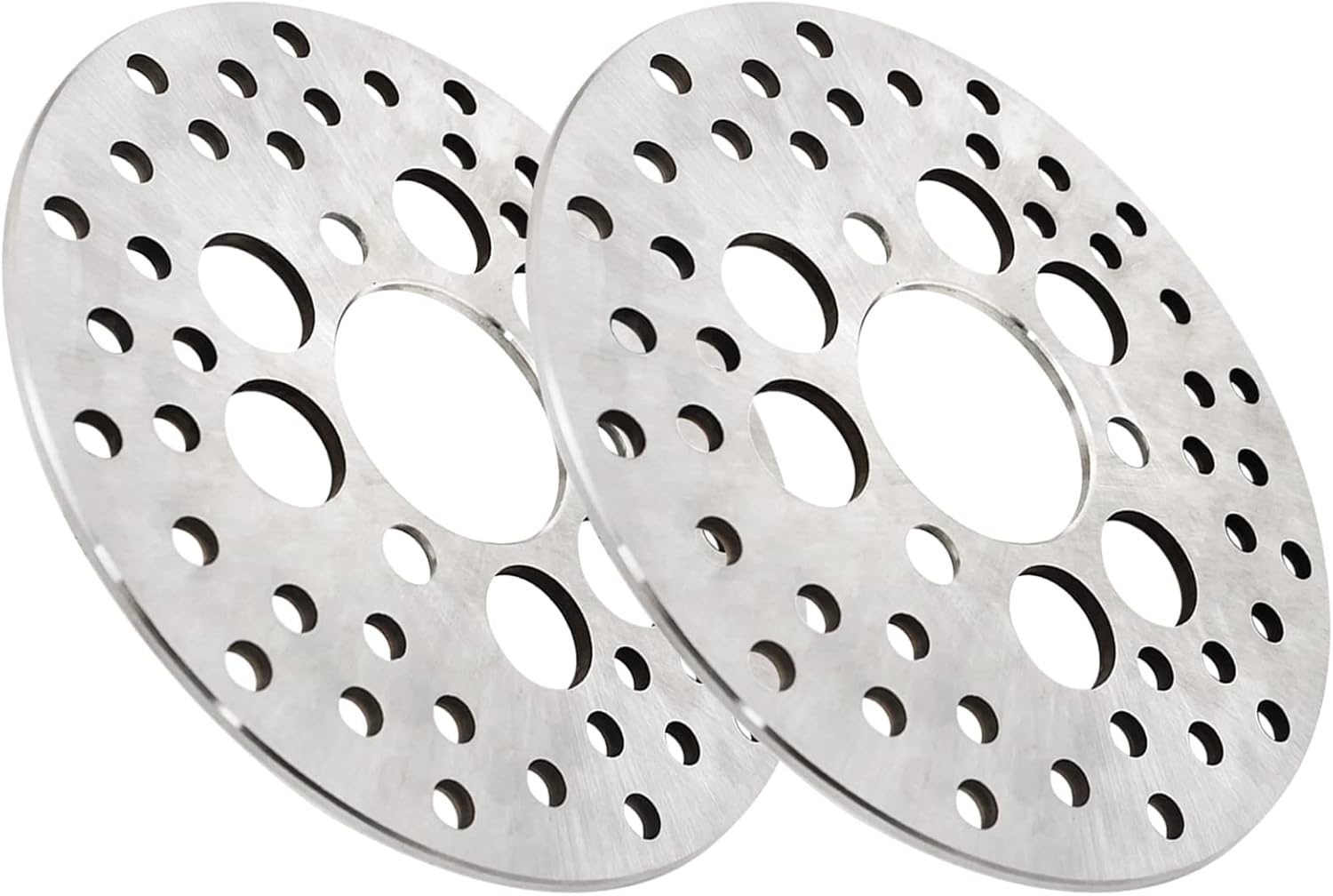 M MATI 2PCS Front Brake Rotor Disc for Kawasaki Bayou 300 2x4 Lakota 300 Mojave 250 Tecate 4 250 KLF300/KEF300/KFX250 41080-1171