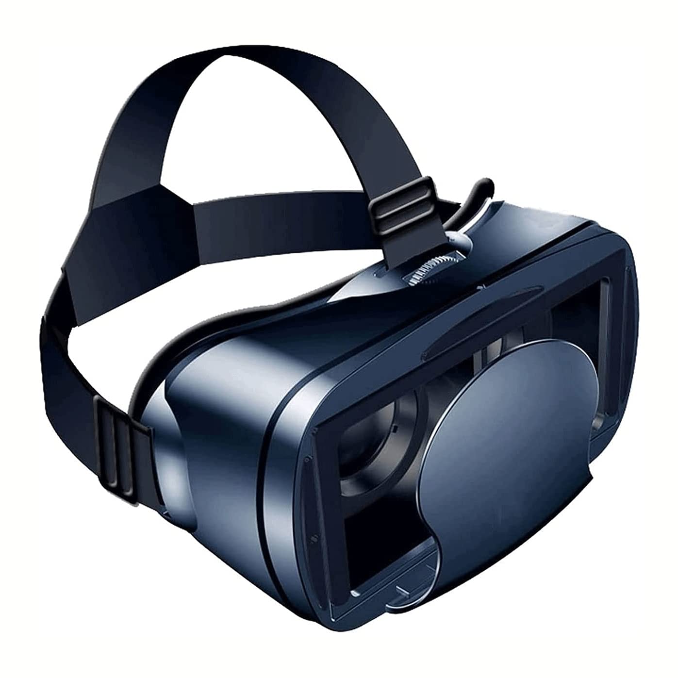 Occhiali VR, Goggles Intelligenti a Testa a Schermo Intero a Schermo Intero virtuale, con Telaio a Schermo Intero Staccabile e Regolazione Indipendente per Lenti
