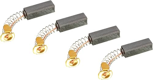 DMiotech Paquete de 4 cepillos de carbono de 0.787 in x 0.276 in x 0.236 in para motor eléctrico