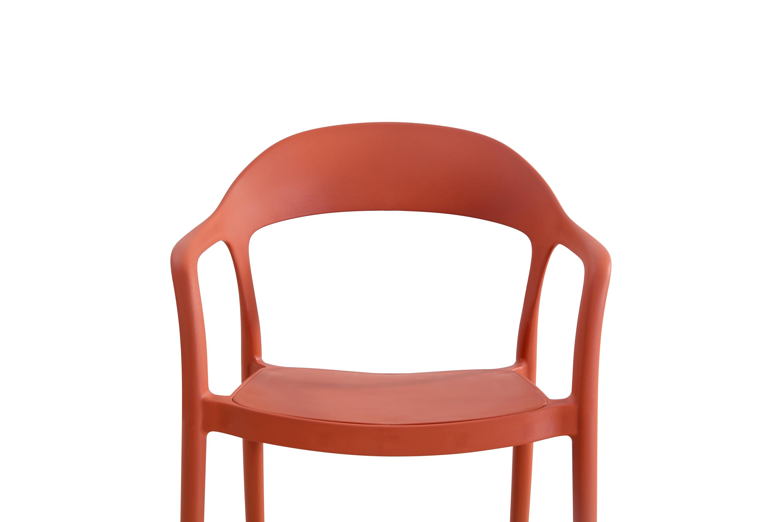 METRO Professional Gastro Armlehnstuhl stapelbar Laveria, Polypropylen, terrakotta