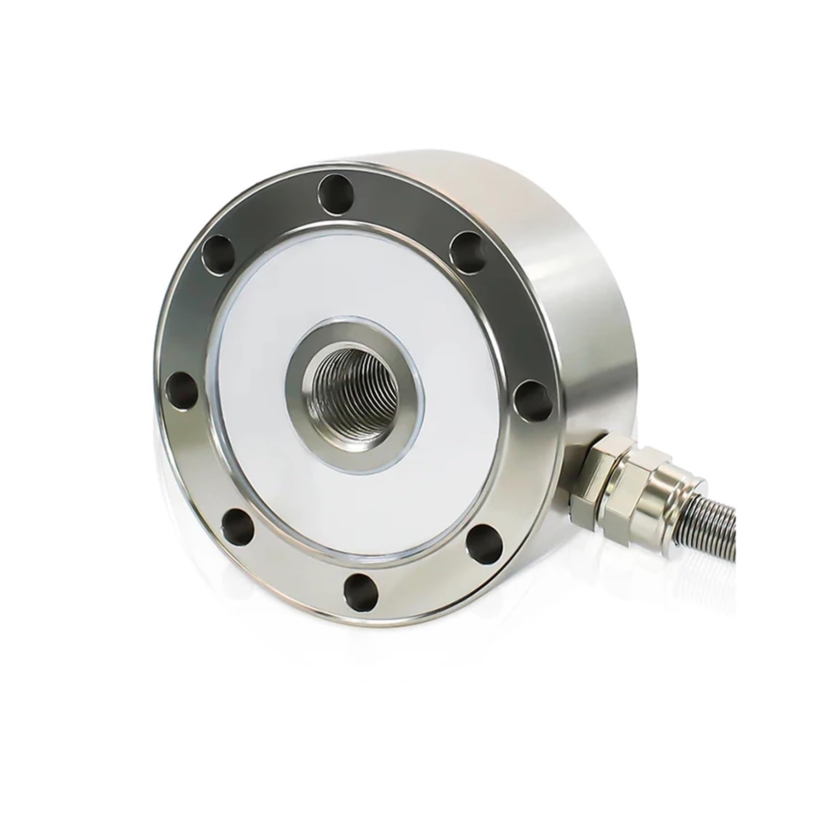High-Precision Spoke Type Load Cell 100KG To 1T Alloy Steel Wheel Donut Type Compression Tension Weighing Force Sensor Reliable Data(100KG)