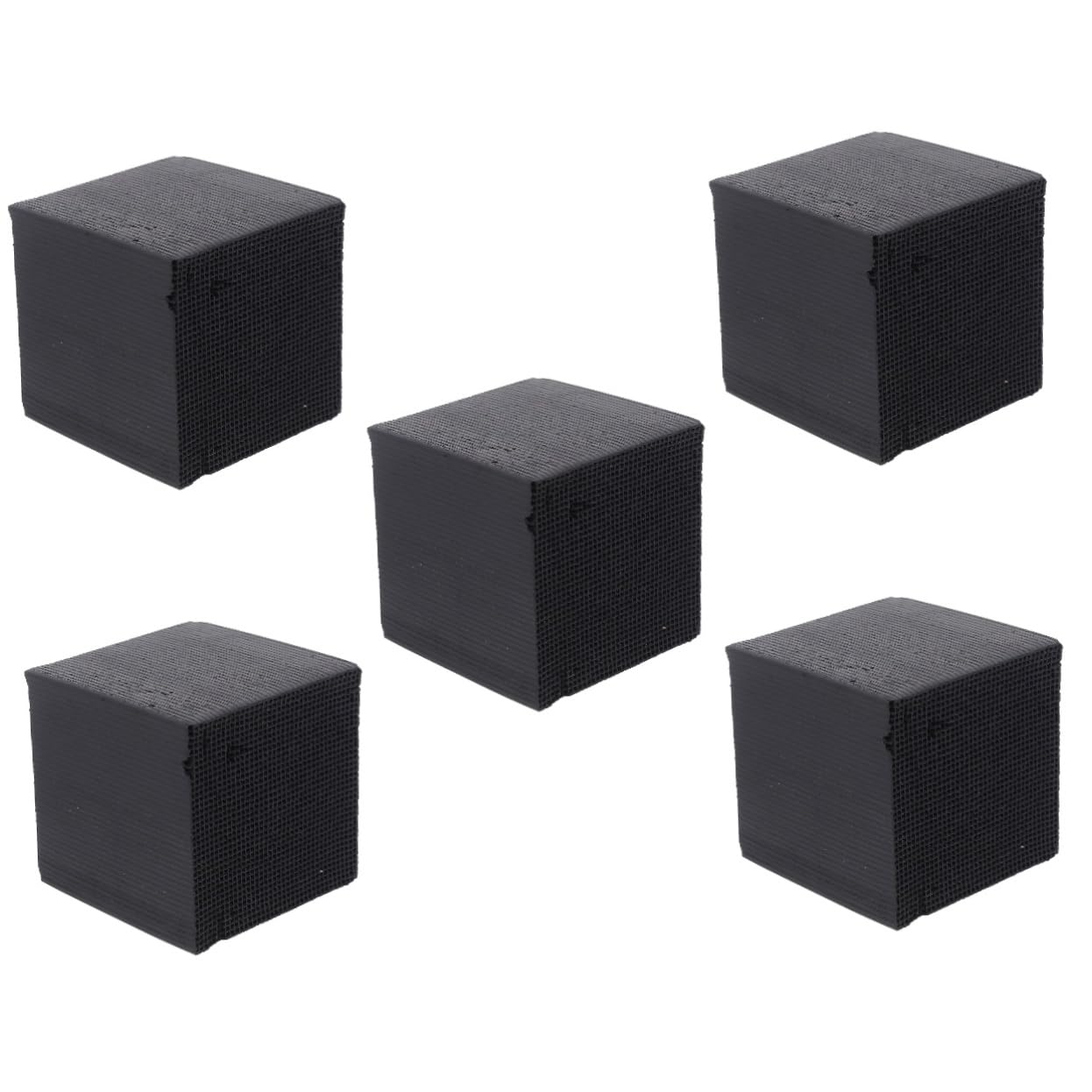 Kisangel 5 Piezas Cubo de purificación de Agua de pecera Filtro Acuario ecológico Ciclo ecológico Acuario Cubo de Limpieza Cubo purificador de Agua de Acuario ecológico Pez peceras colador