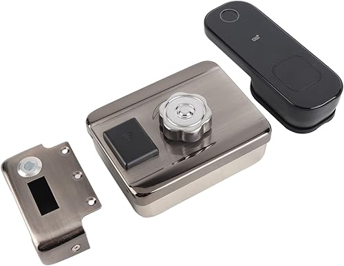 Miniatura 3 de Cerradura de puerta de entrada sin llave Cerradura de huella digital Cerradura de cerrojo de seguridad Control remoto Cerradura eléctrica WiFi para