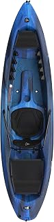 Pelican Seek 100X 10ft Sit-on-Top Kayak - Ultra Stable Twin-Arched Hull, Adjustable Ergoform Seat, Lightweight Recreational Design
