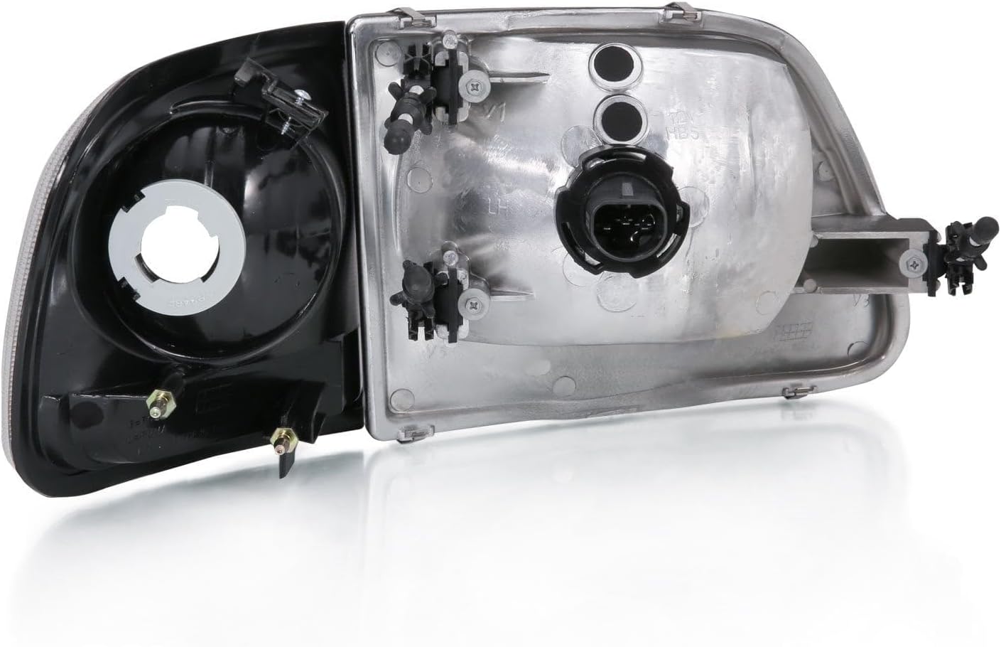 ANZO (111438) 1997-2003 Ford F-150 Crystal Headlight G2 Clear With Parking Light