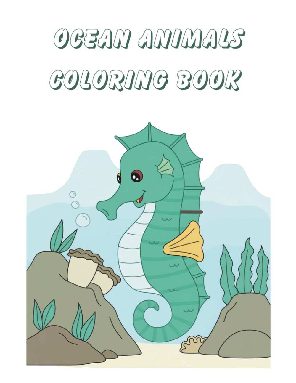 Ocean Animals Coloring Book