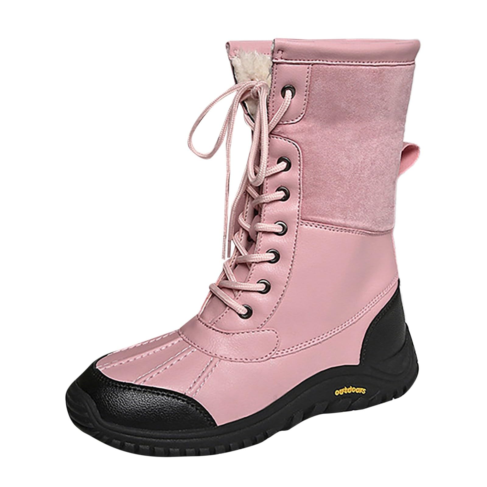 Stivali di Cotone Stivaletti Stivali Scarpe da Donna Stivali Alti al Ginocchio Lunghi da Neve Stivali da Donna
