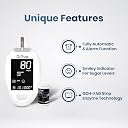 Dr Trust (USA) Fully Automatic Blood Sugar Testing Glucometer Machine with 10 Strips-9002 (White) gallery image