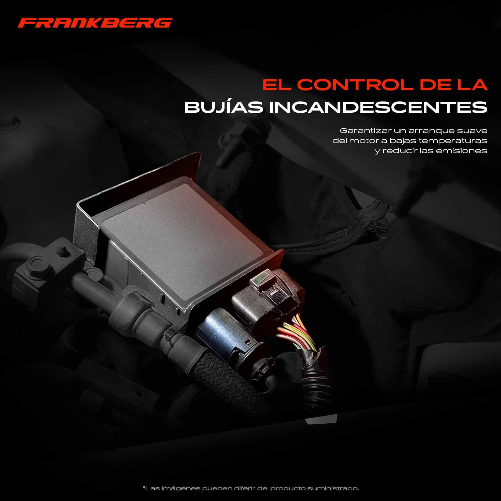Frankberg Unidad de control del tiempo de calentamiento 13-Polos Compatible con Clase C W204 CLS C219 Clase E W211 W212 Clase S V221 W221 Clase G W463 6429007701