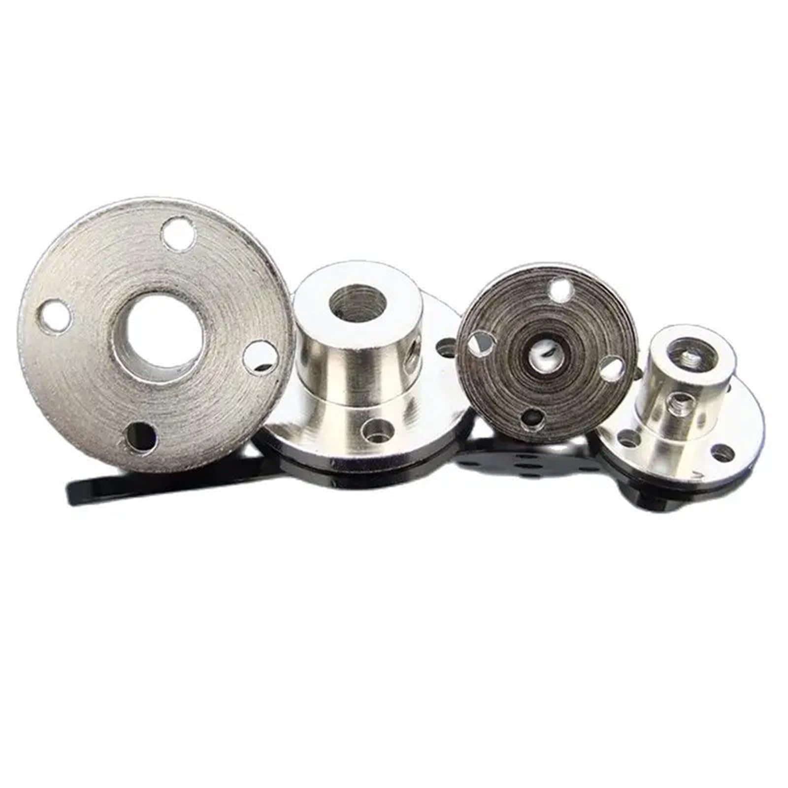 Connettore per giunto flangiato, Accoppiamento albero a flangia rigida Accoppiatore motore in acciaio 45 Dimensioni multiple 3-14 mm