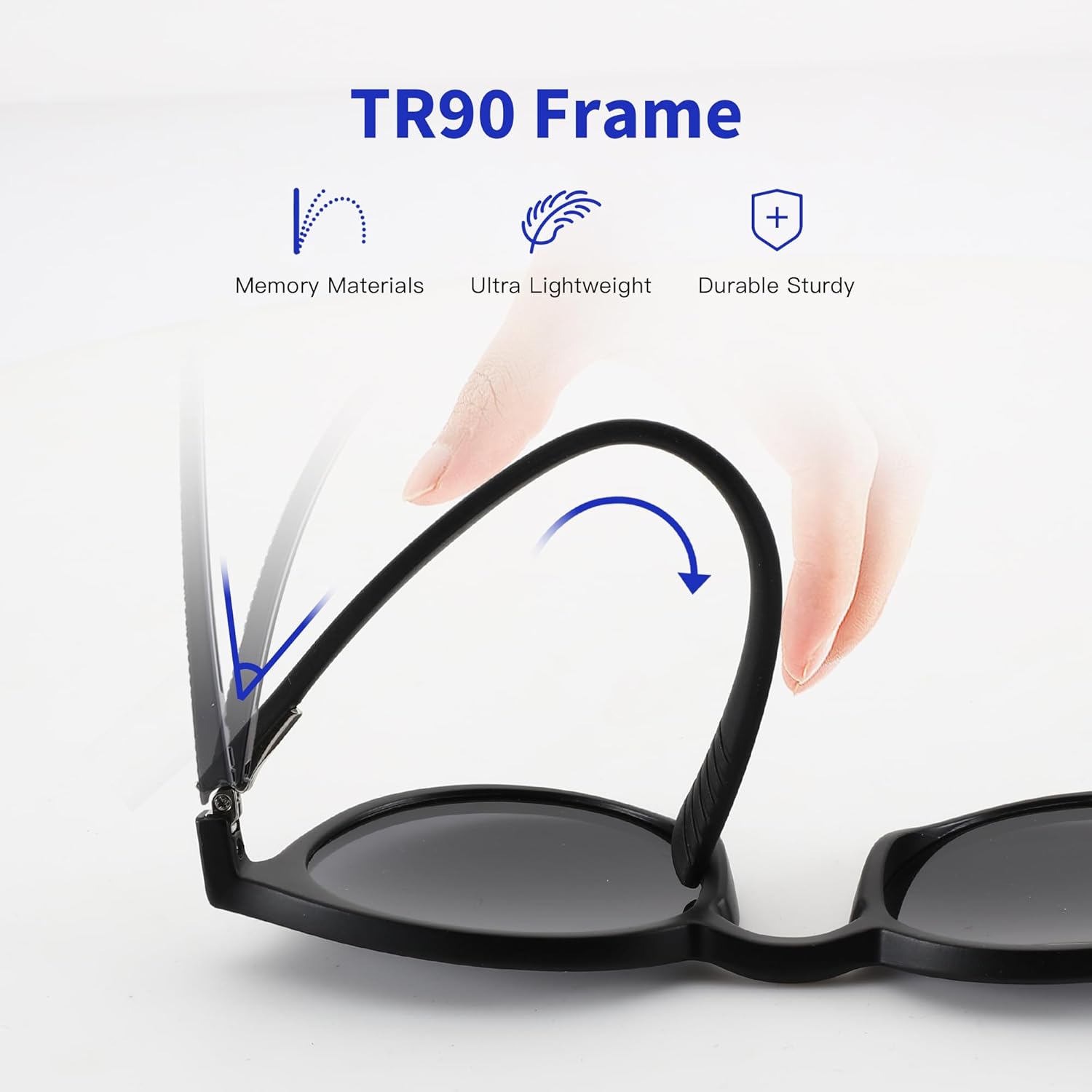 BLUEMOKY Polarized Round Sunglasses Trendy: Cute Shades for Men Women UV400 Protecion - Classic Circular Sun Glasses - Image 2