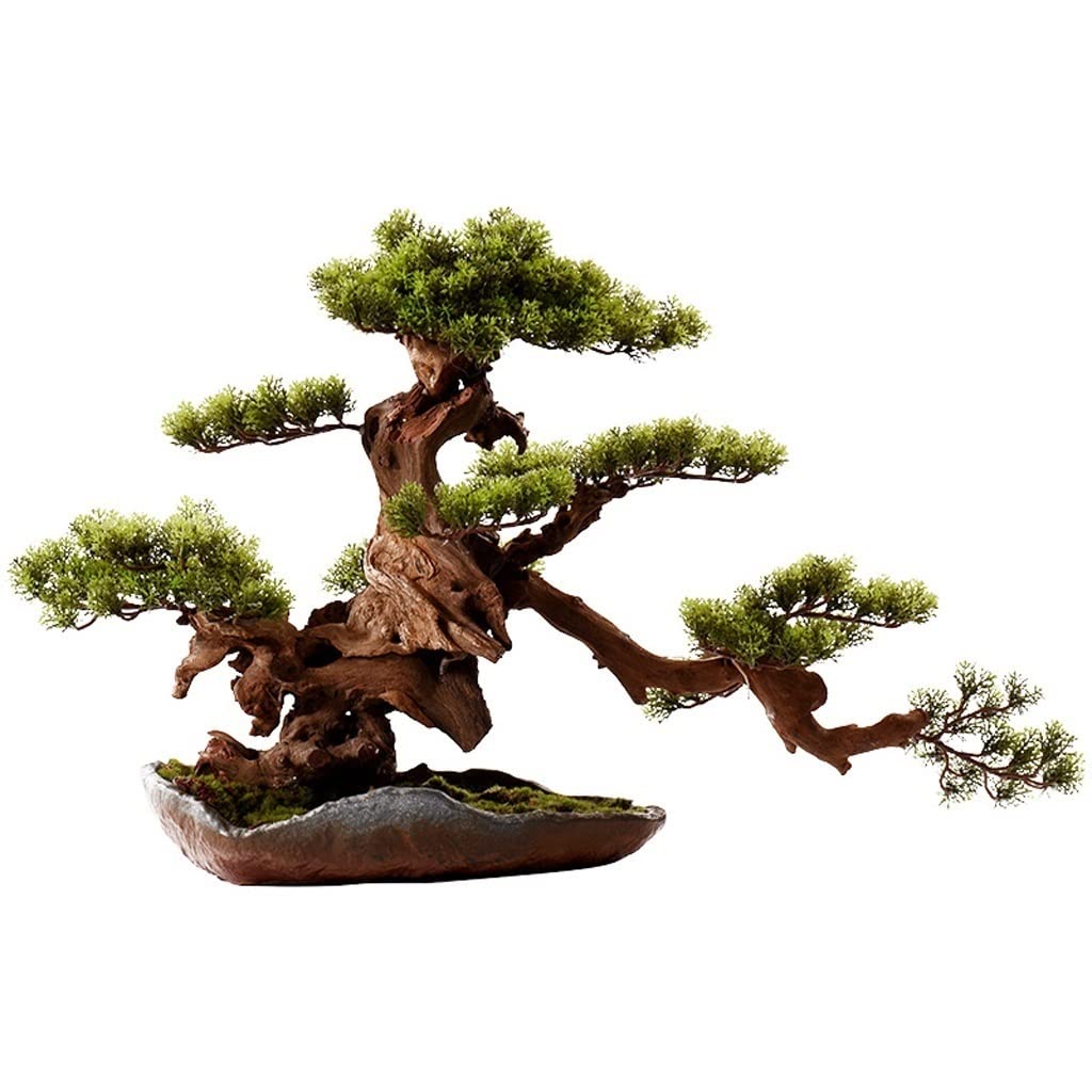 GTHTUHFD Simulation Potted Plants Bonsai Tree Garden Home Simulation Tree Fake Potted Plant Pine Bonsai Simulation Tree