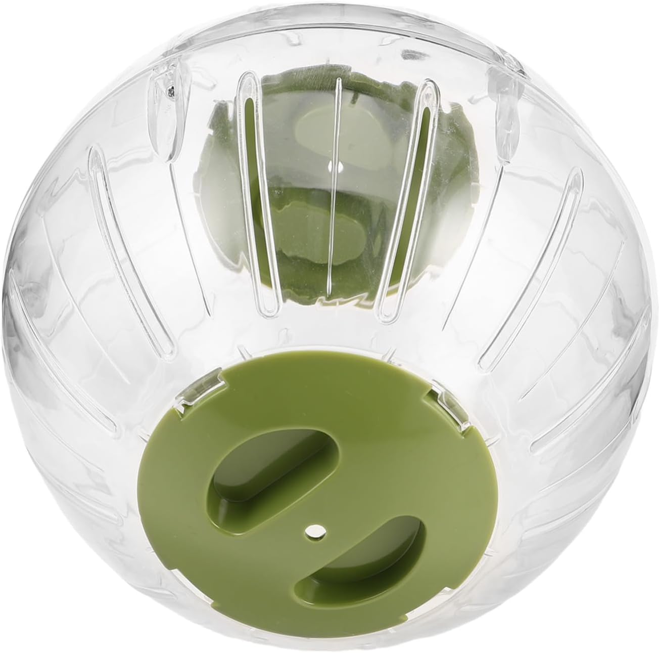 Transparent Hamster Running Ball with Quiet Rolling Technology Plastic Exercise Wheel for Dwarf Hamsters Gerbils and Small Pets Easy-Maintenance Activity Accessory