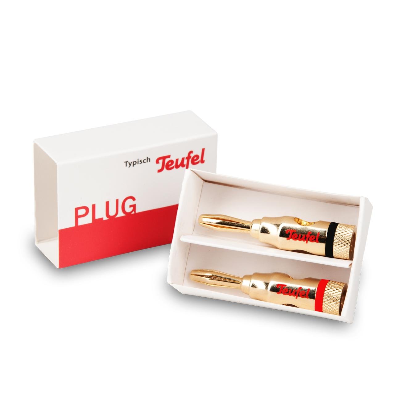 Teufel spina a banana C8502P (coppia) nero/rosso
