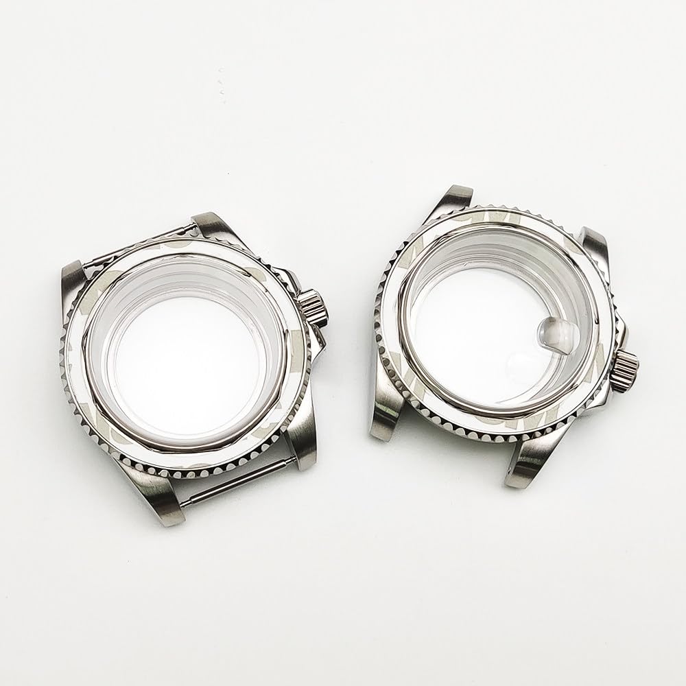40mm Ersatz Uhrengehäuse Kit, für NH34 NH35 Werk, Glasboden 20mm Bandanstoß Modifizierung Uhrengehäuse für Rolex GMT-Master II