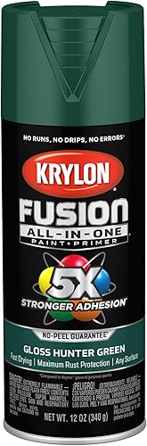 Vista 88 de Krylon Fusion All-In-One K02705007- Pintura en aerosol para uso en interiores y exteriores, transparente brillante, 12 onzas (paquete de 2)