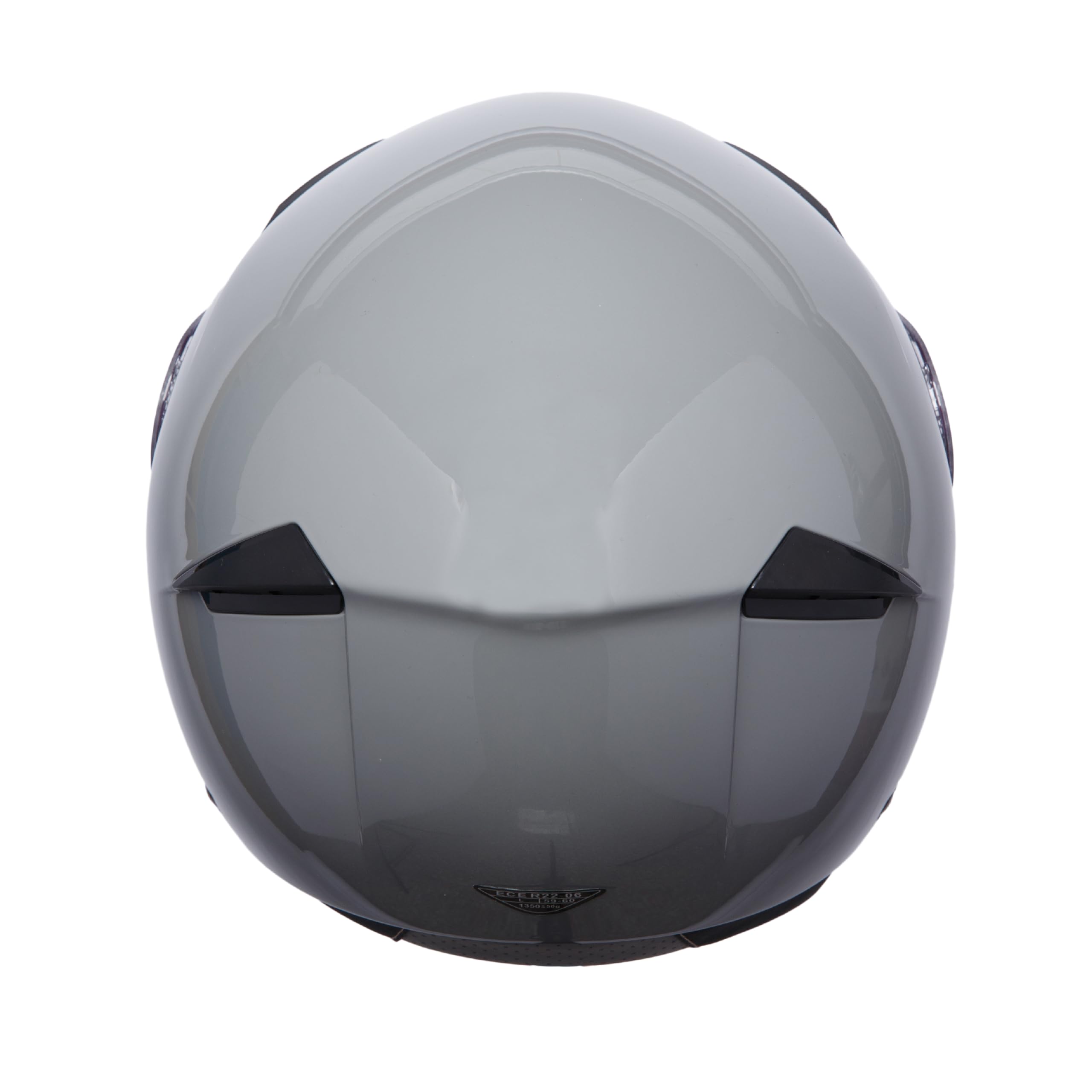 PROANTI Casco de moto Jet con visera resistente a los arañazos y protección solar integrada, gris, XL