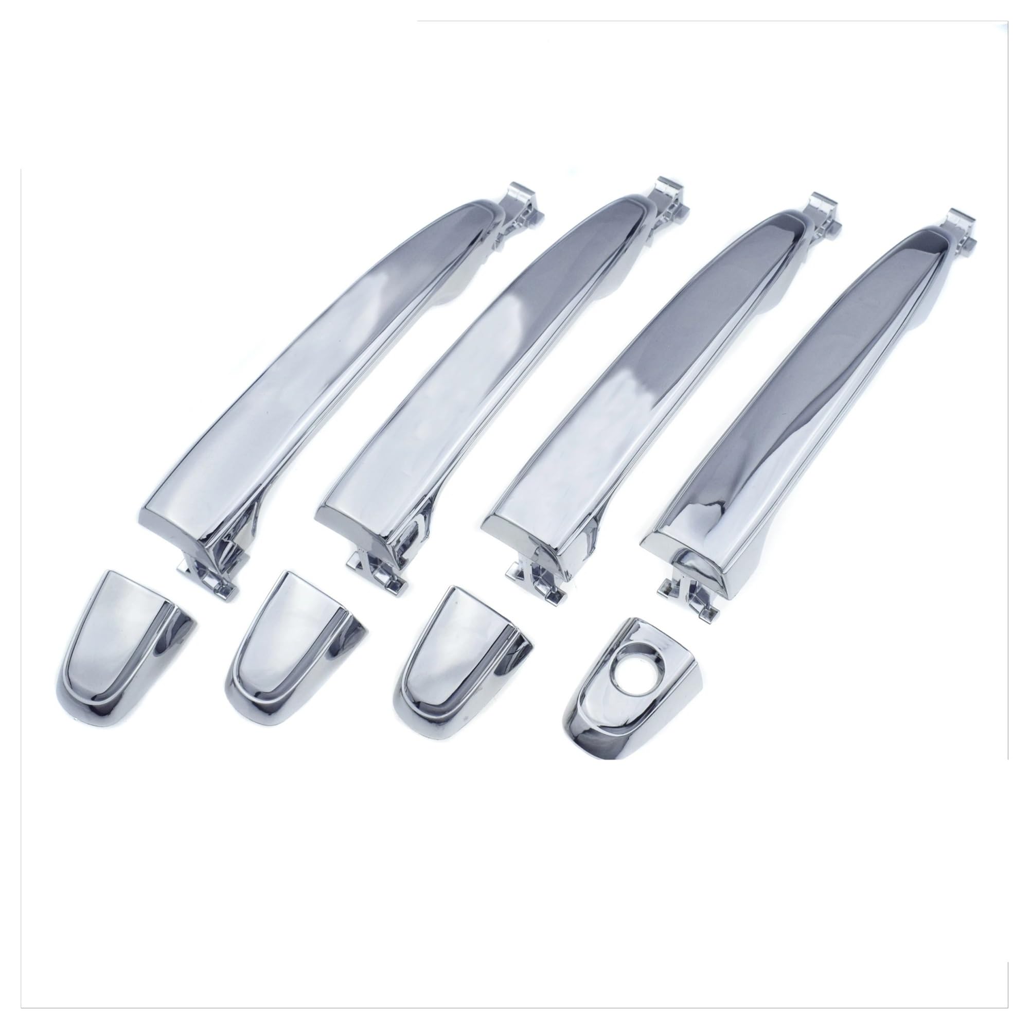 LFLKFKF Chrome Car Outside Door Handle Front Or Rear, Left Or