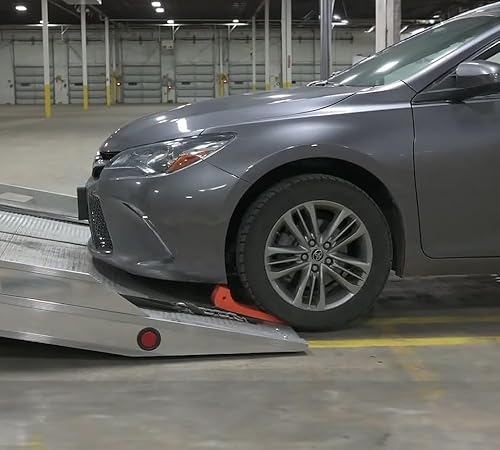 Miniatura 4 de Mytee Products Patines de neumáticos entrelazados para camión de grúa, camión de auxilio, transportador de vuelco, color naranja (juego de 4 piezas)