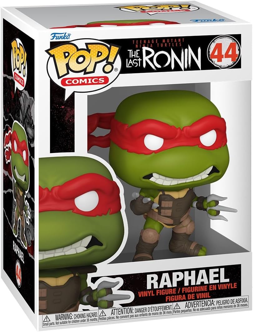 Funko Pop! Comics: Teenage Mutant Ninja Turtles (TMNT) LR - Raphael​ - Collectable Vinyl Figure - Gift Idea - Official Merchandise - Toys for Kids & Adults - Comic Books Fans