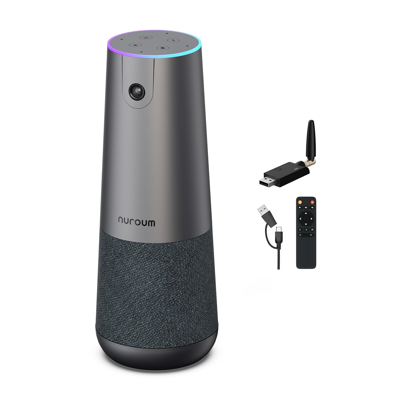 Nuroum C40 4K 会議用Webカメラ 美品 Amazon.co.jp: Nuroum C40 会議用Webカメラ＋USBドングルNA20セット