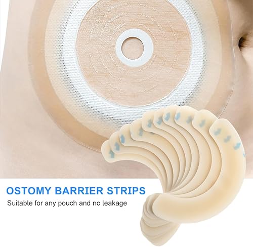 Miniatura 6 de Cinta de barrera para ostomía, 20 unidades, tiras de barrera hidrocoloide para piel, cintas adhesivas elásticas para bolsas de urostomía de
