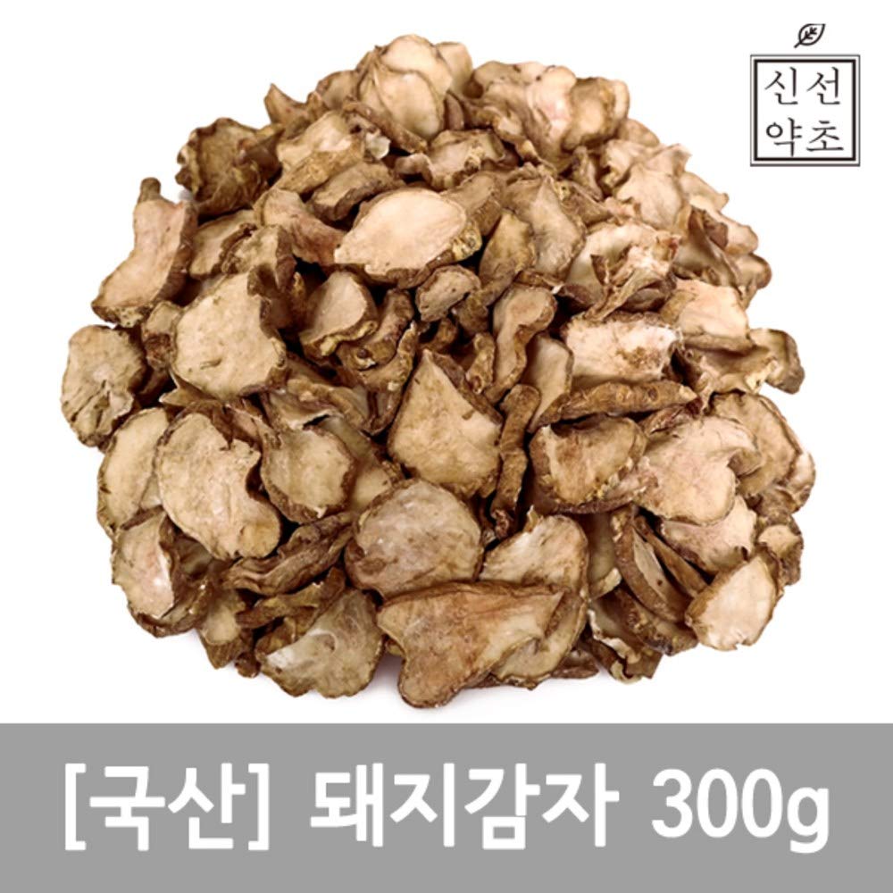 Sinsunherb Korean Dried Jerusalem Artichoke Slice | 300g | 1 Pack, 돼지감자