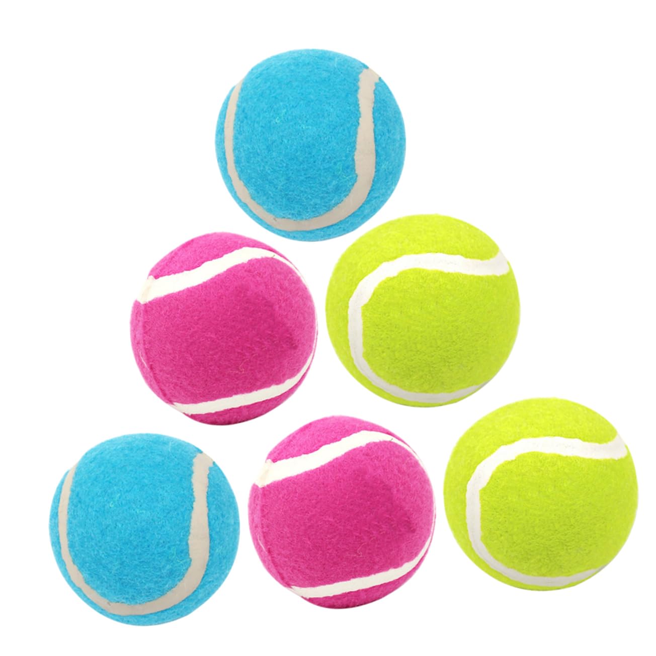 Balle pour chien de caoutchouc GALPADA jouet de tennis extérieur pour l'exercice du chiot
