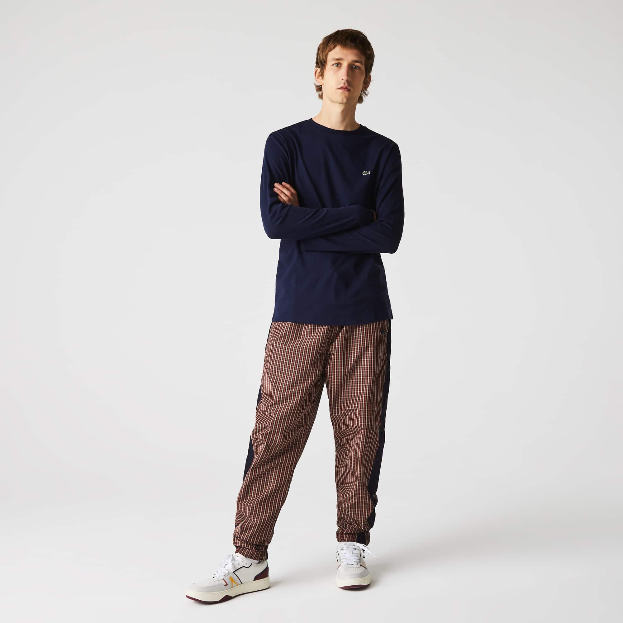 Lacoste T-shirt męski, Niebieski (morski), XS
