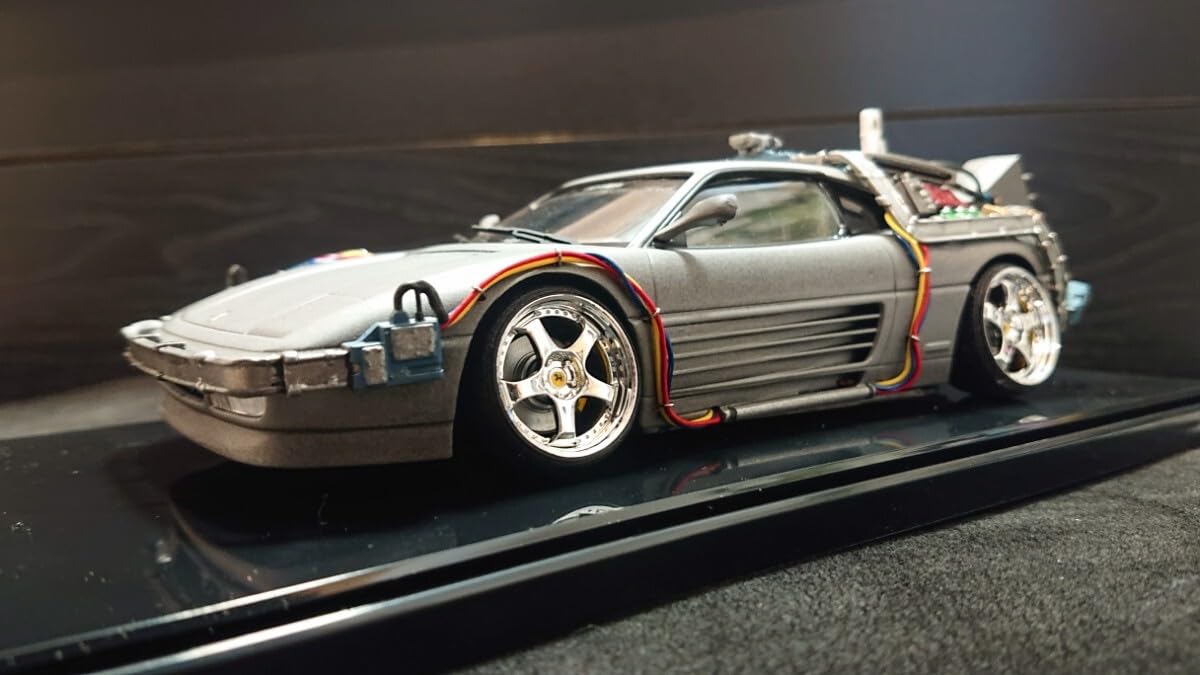 Amazon.co.jp: フジミ アオシマ 124 フェラーリ 348tb デロリアン  