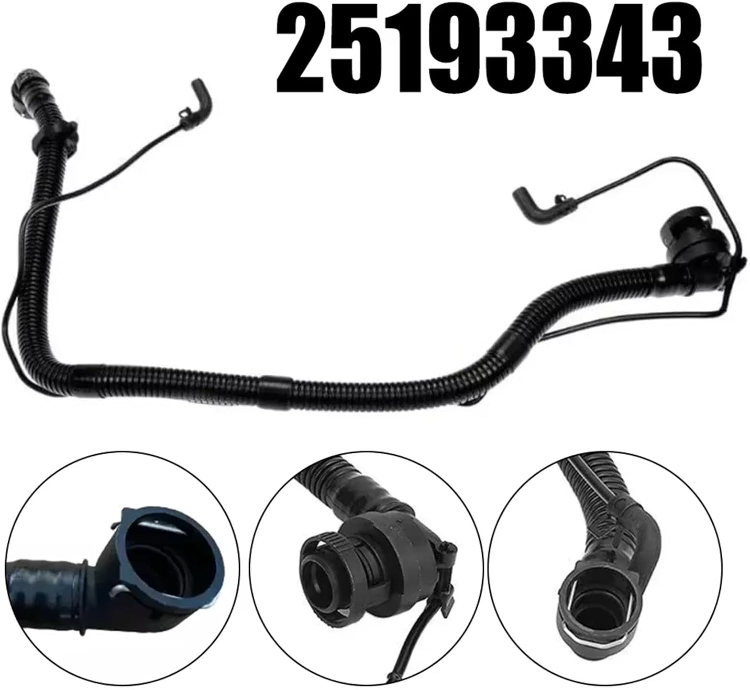 Crankcase Vent Hose Pipe Compatible With Opel For Astra Mk6 J 2010 2011 2012 2013 2014 2015 Crankcase Breather Hose Valve Ventilation Exhaust Pipe OEM：25193343