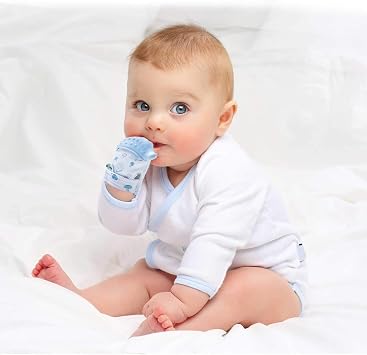 Babyjem DİŞ KaŞiyici Eldİven Kİrpİ Ekru