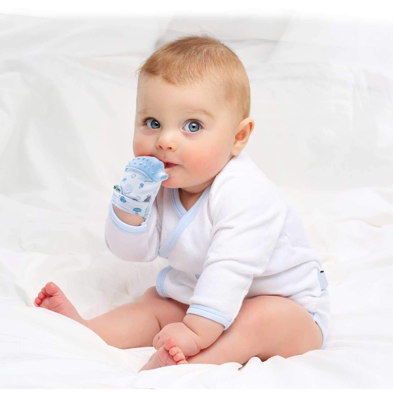 BABYJEM DİŞ KAŞIYICI ELDİVEN KİRPİ EKRU