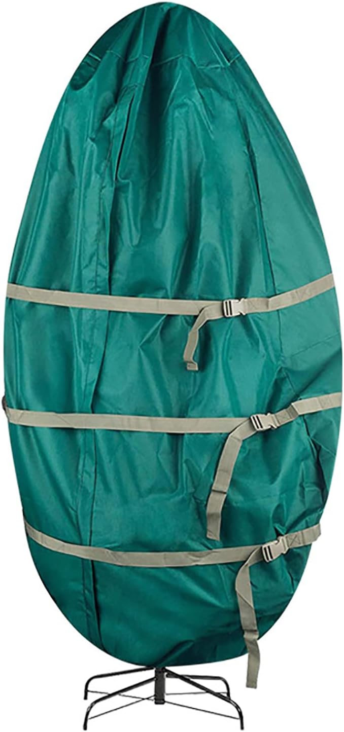 Upright Christmas Tree Storage Bag - Oxford Cloth Waterproof Storage Bag - Green
