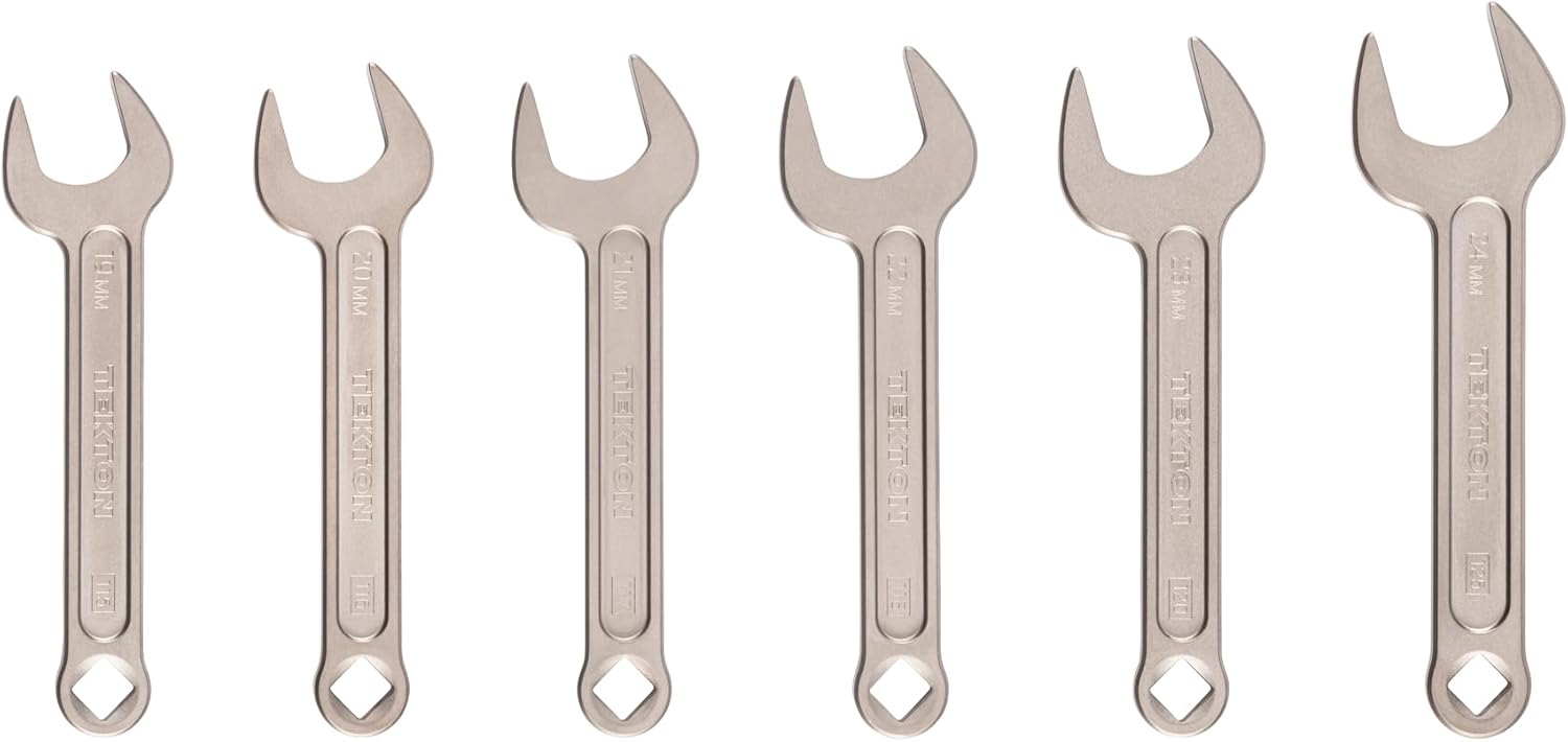 TEKTON Service Wrench Set, 6-Piece (19-24 mm) | WSE90201 | Made in USA
